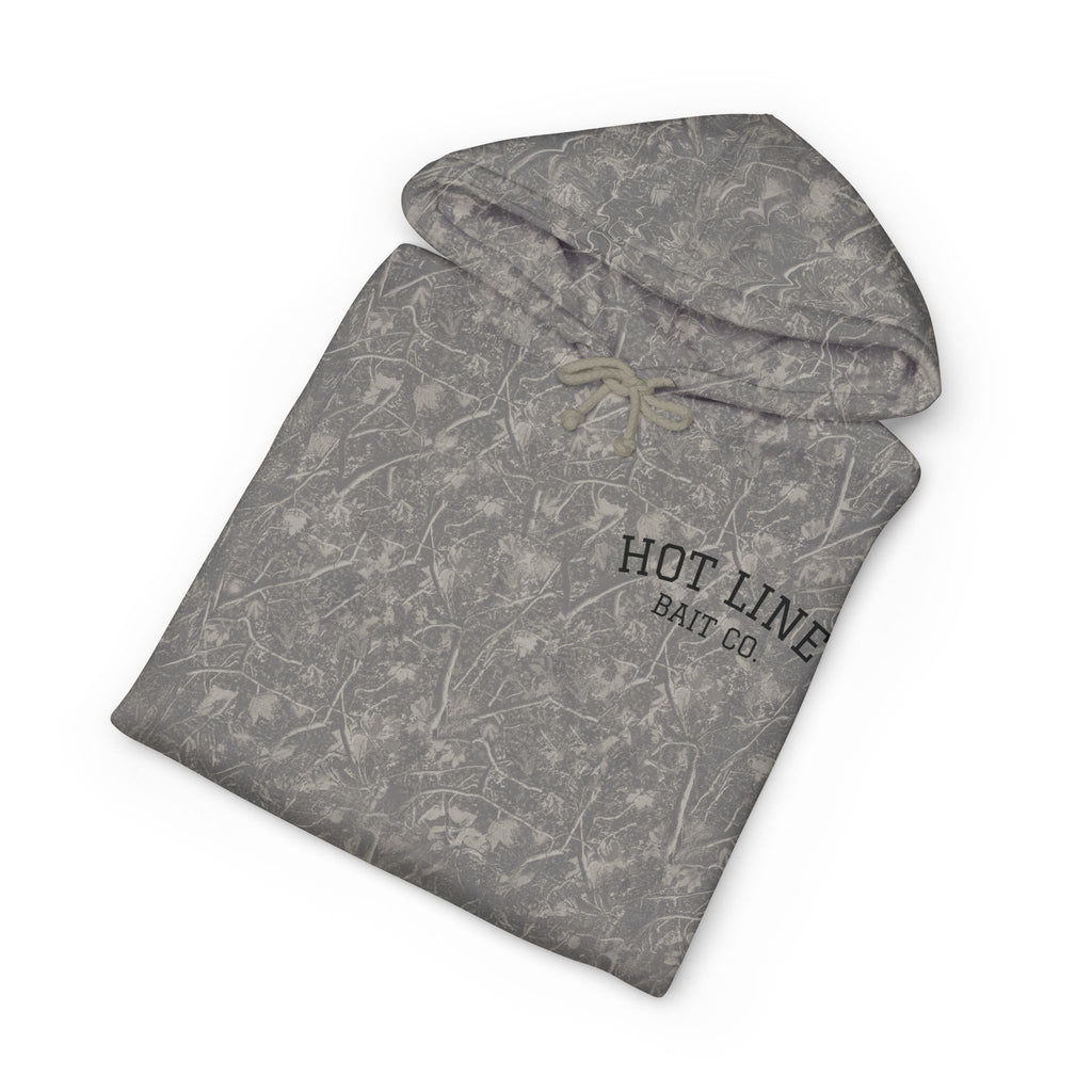 Hot Line Bait Co. Fishing Hoodie — Vintage Angler Logo Pullover