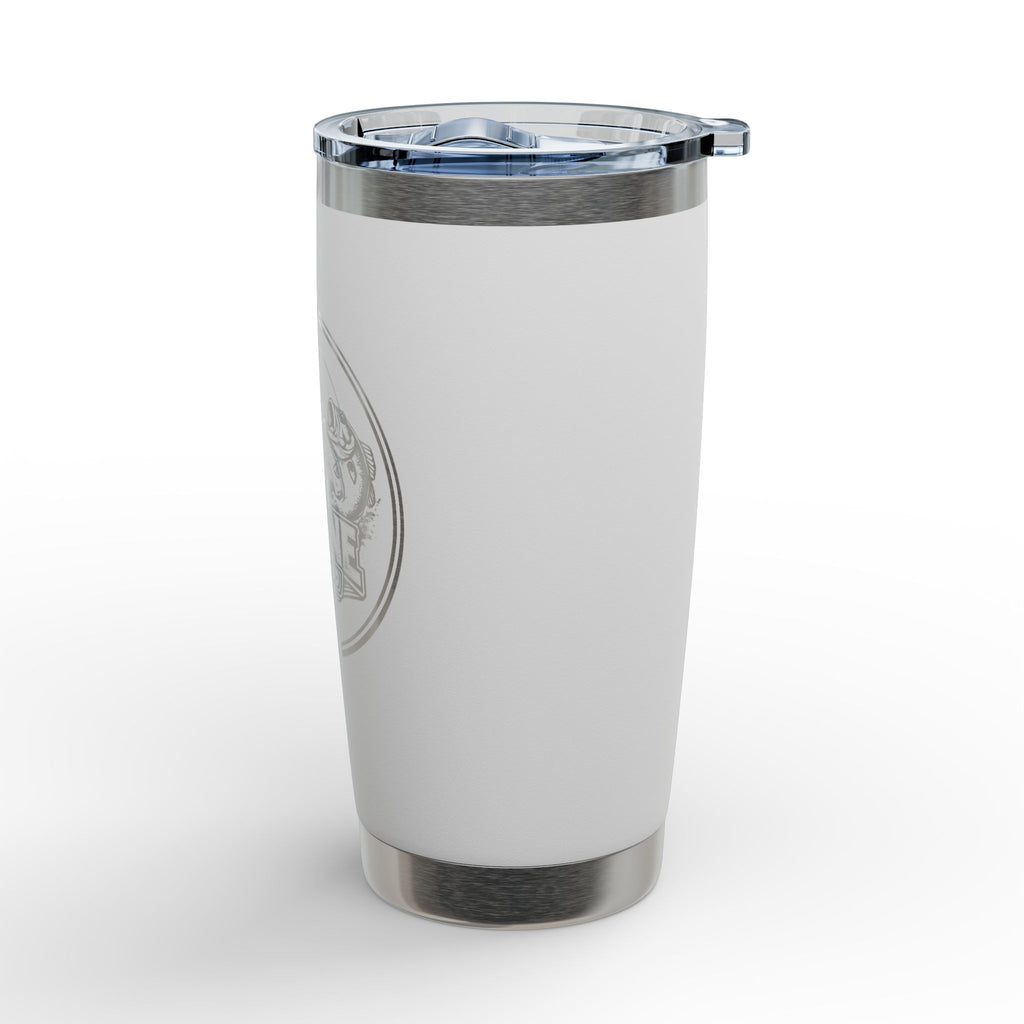 20oz Engraved Tumbler — Hot Line Bait Co. Fishing Logo Stainless Travel Cup