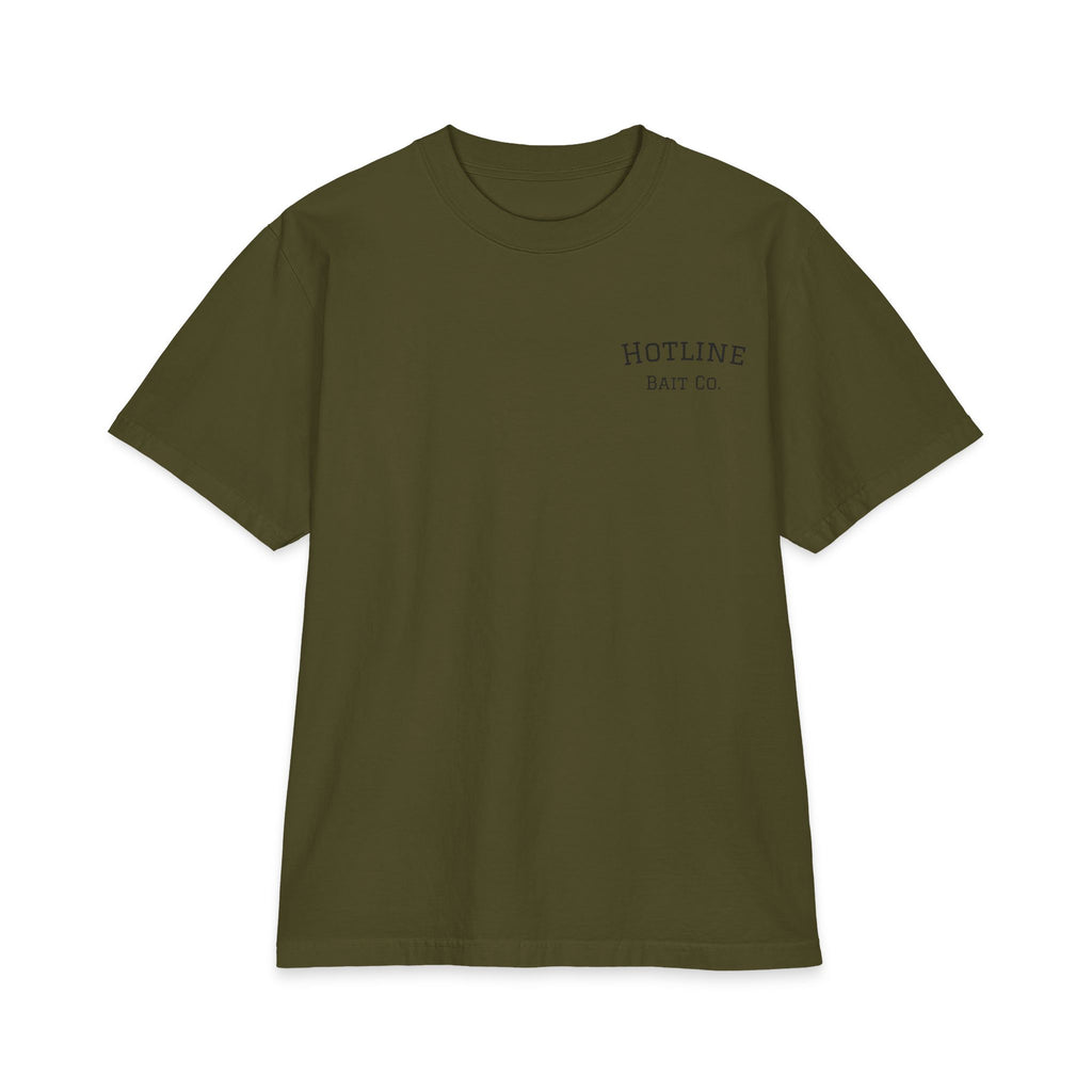 Hotline Bait Co. American Bass Tee — Fishing Graphic T‑Shirt
