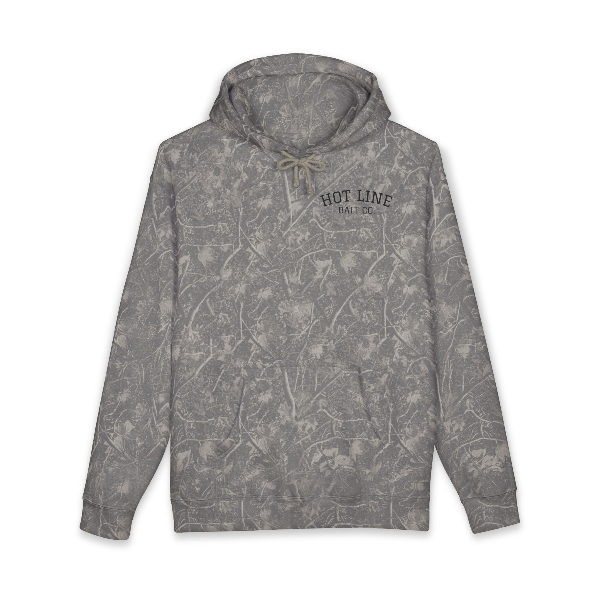 Hot Line Bait Co. Fishing Hoodie — Vintage Angler Logo Pullover