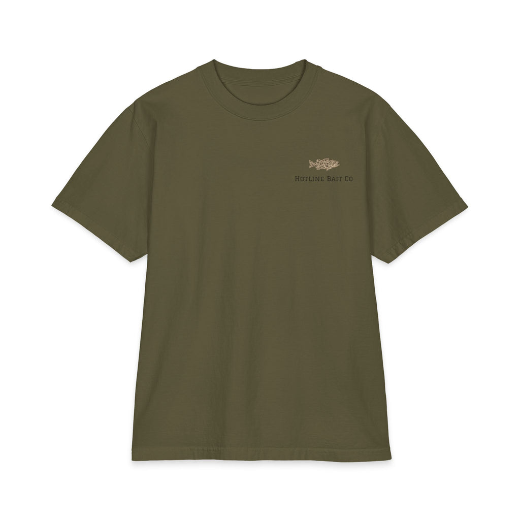 Hotline Bait Co. Labrador T-Shirt — Vintage Fishing Dog Tee