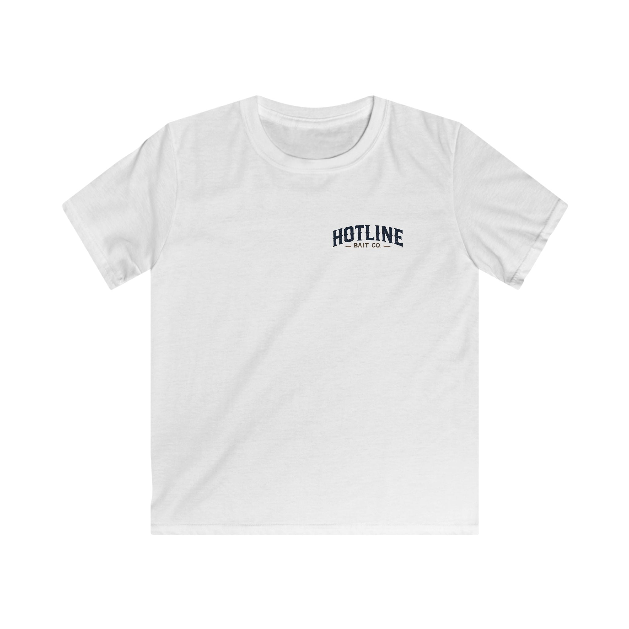 Kids Tee — 'Hotline Bait Co.' Fishing Graphic Shirt